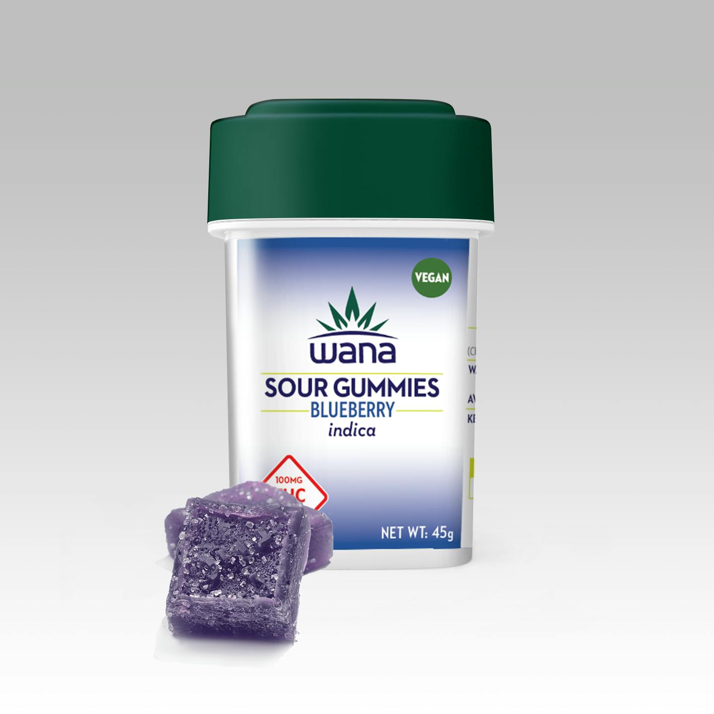 Wana Blueberry Gummies - fresh.green Dispensary