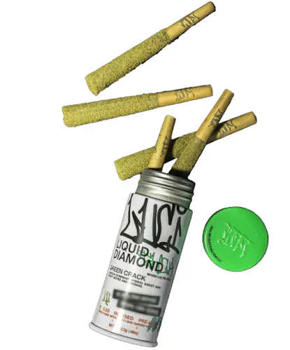 LUCI | GREEN CRACK | LIQUID DIAMOND INFUSED JOINT| 2.5G(5PK)-active