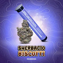 Michigrown - 1g Preroll - Sherbacio x Biscotti