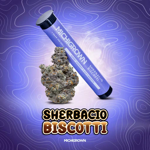 Michigrown - 1g Preroll - Sherbacio x Biscotti
