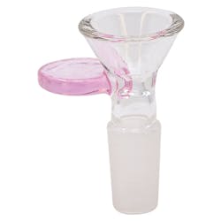 Crown Glass | 14mm Glass Bowl - Pink