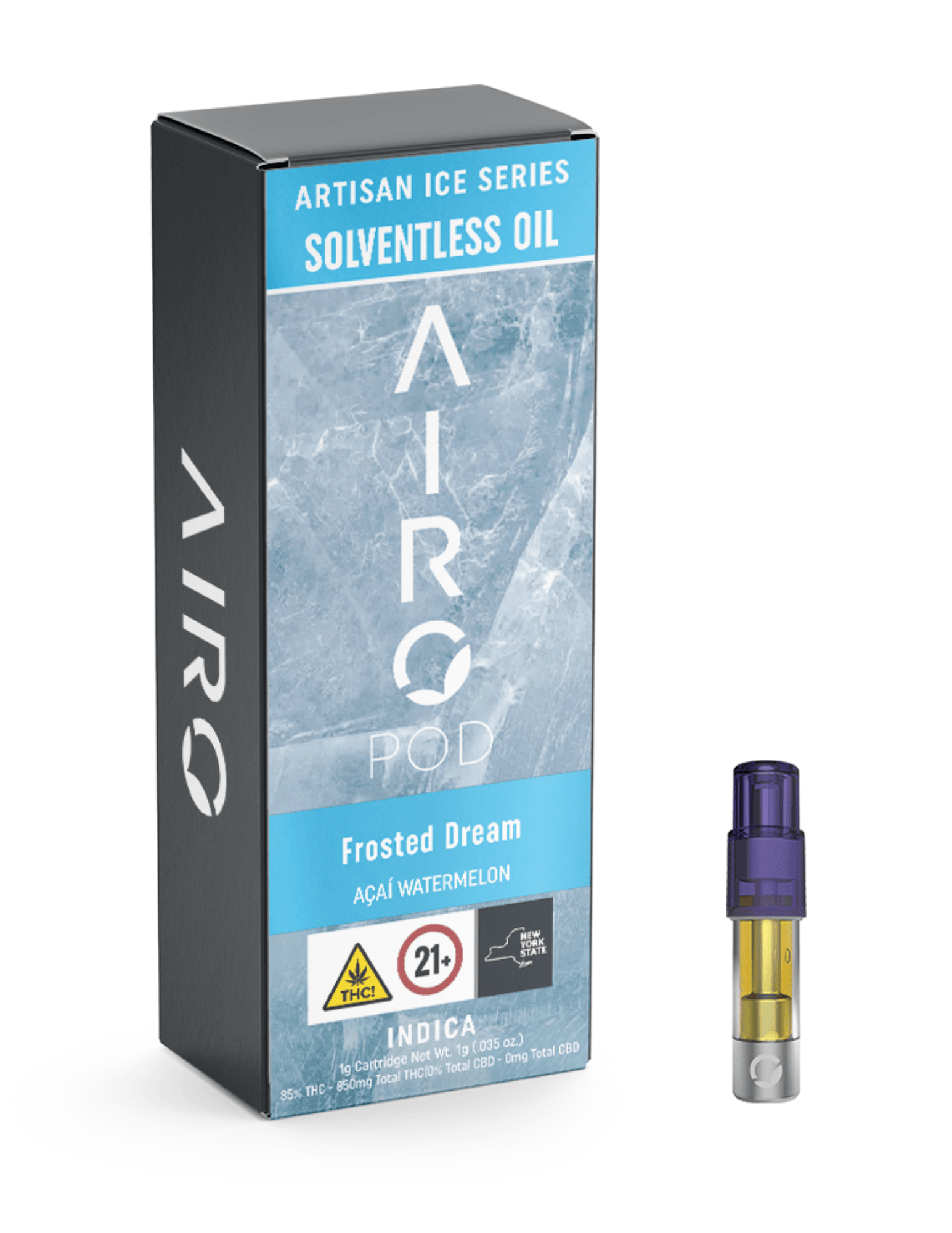 Airo - Frosted Dream Solventless Cartridge by Airo