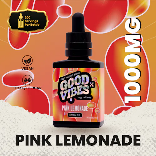 Pink Lemonade Fast-Acting Syrup | 1000mg-active