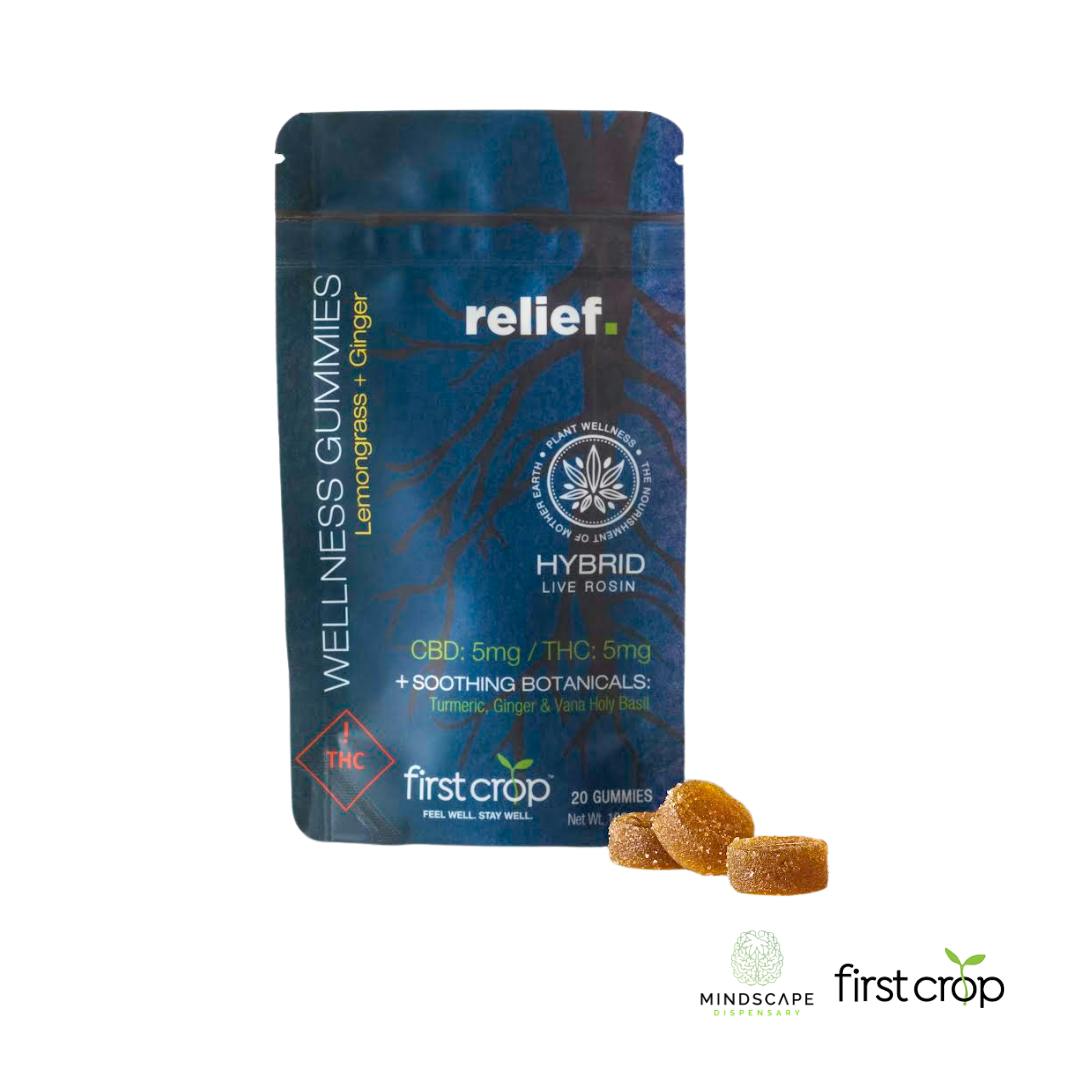 First Crop Relief Gummies 100mg