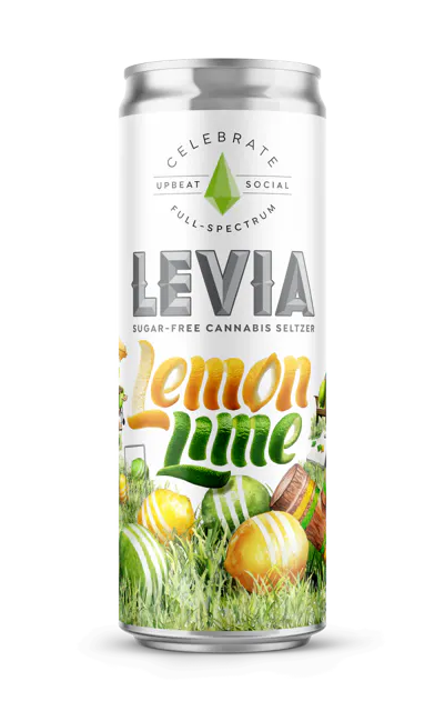 Levia | Celebrate | Lemon Lime Seltzer | 5mg | Chelsea Cannabis