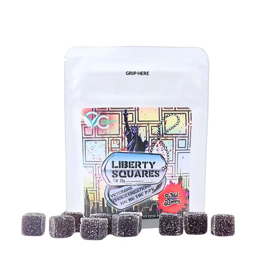 Photo of Liberty Squares | Wild Berry | 100mg