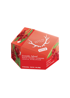 Wyld | 100mg Gummy | Sour Cherry (Indica)