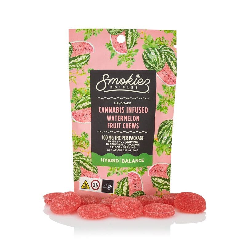 Smokiez | Watermelon | Hybrid | 100mg | 10ct