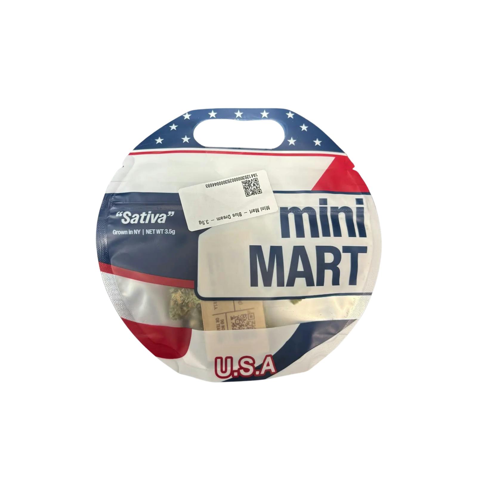 Mini Mart - U.S.A Blue Dream - 3.5gMini MARTSativaTHC: 25%Kaya Bliss Summer Special! Spend $250 get $30 Off!+2
