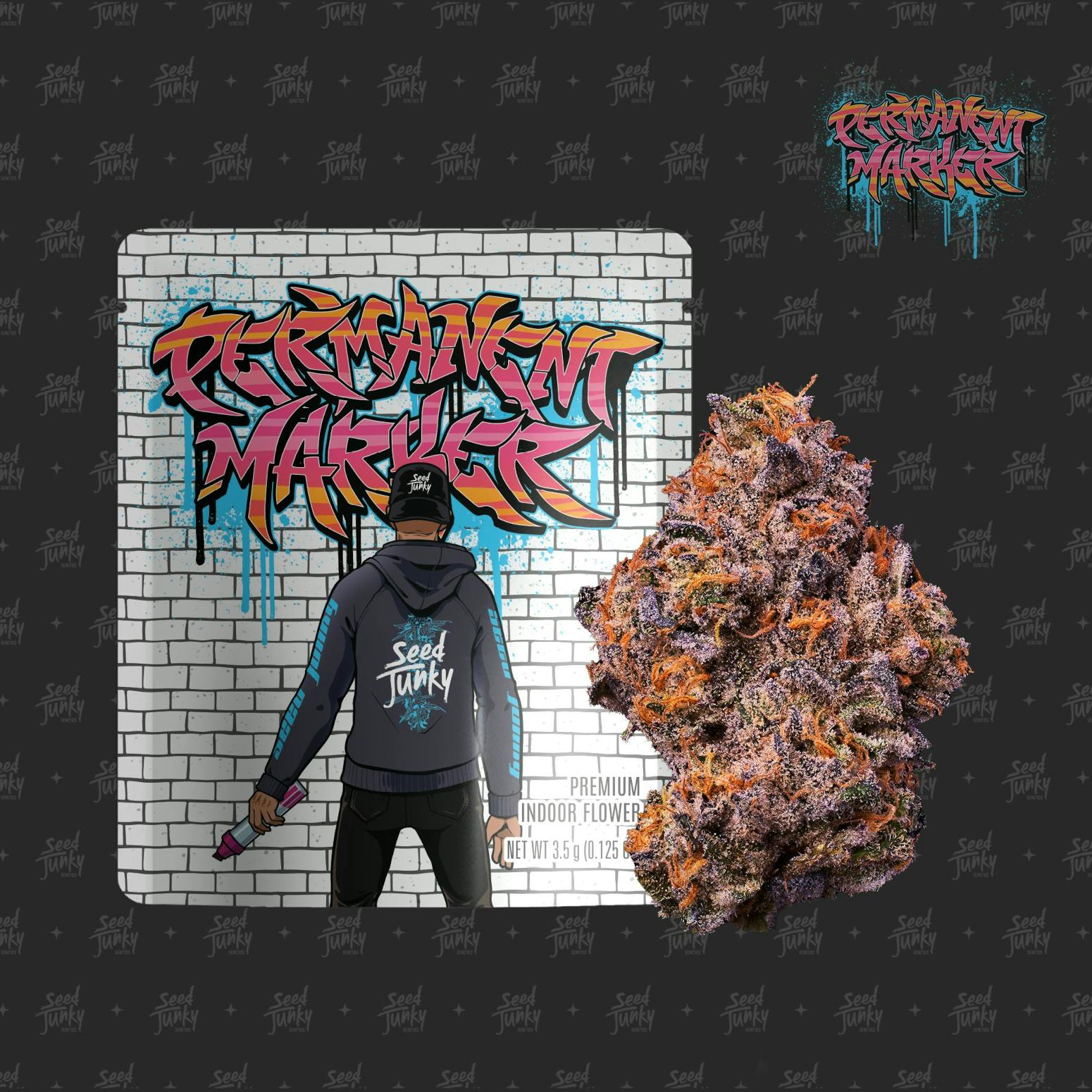 Product: Seed Junky | Pre-Packed - 3.5g - Permanent Marker