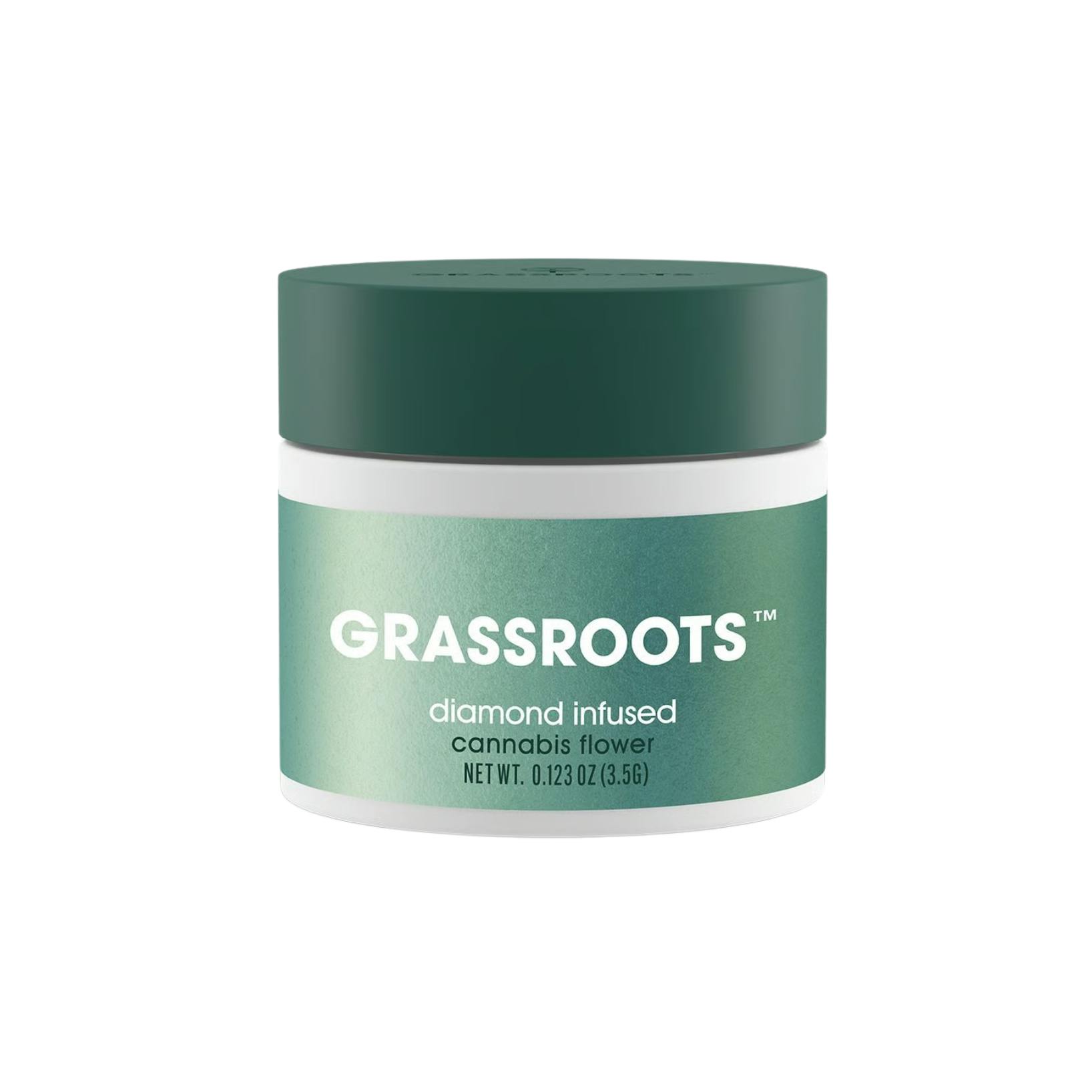 Grassroots - Blue Lobster Diamond Infused - 3.5gGrassrootsHybridTHC: 34.76%TERPS: 1.48%4th of July Weekend! Spend $250 get $45 Off+6