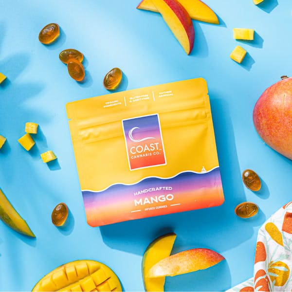 Mango Gummies (H) (HAPPY) 100 MG - Coast Cannabis