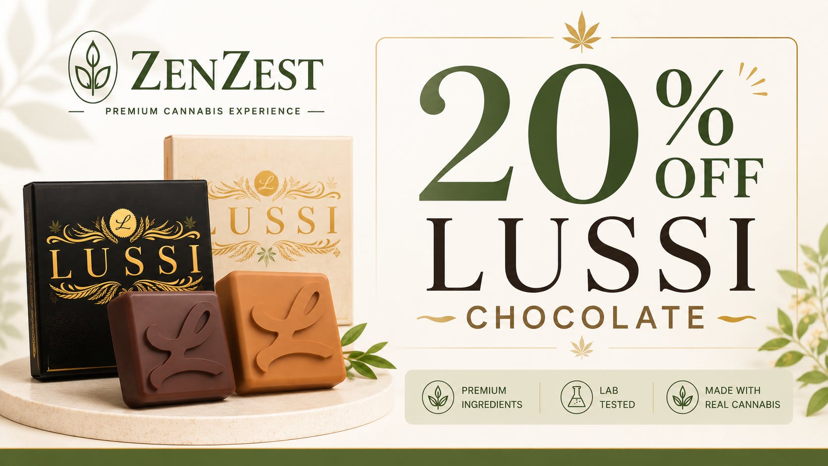 20% OFF Lussi Chocolate
