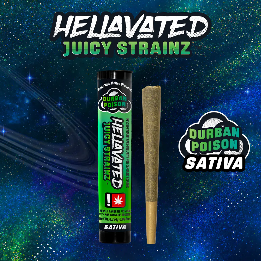 Durban Poison Juicy Strainz | LoveBuzz on Broadway