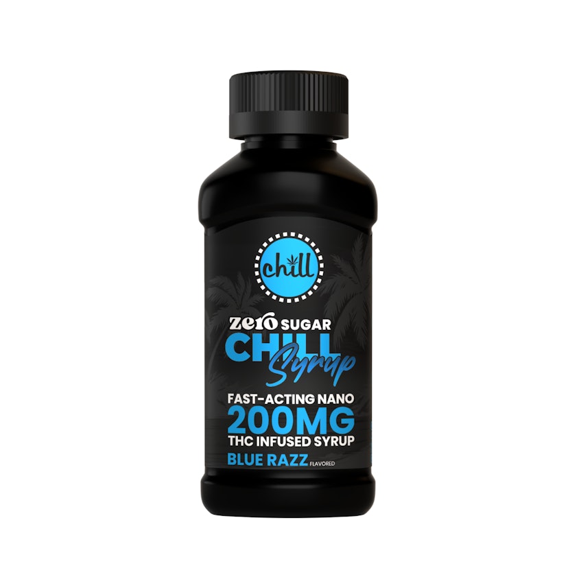 Chill Medicated - Blue Razz 200mg Zero Sugar Syrup