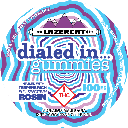 Photo of Dialed In – Rosin Gummies – Scoops De Chem (I) 100mg
