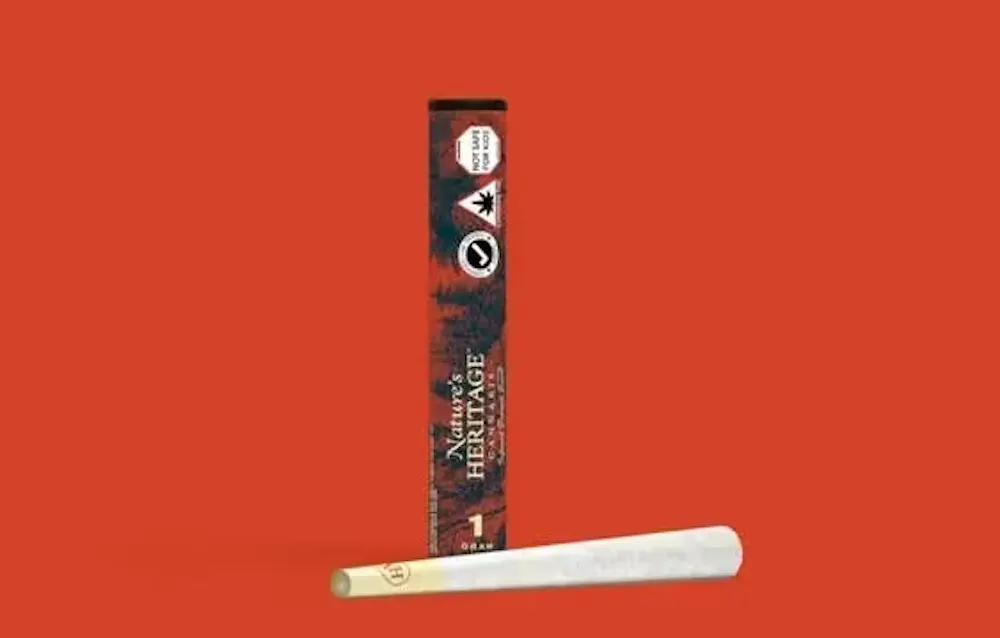 Product Nature's Heritage | Lemon Cherry Gelato | Bubble Hash Infused Preroll