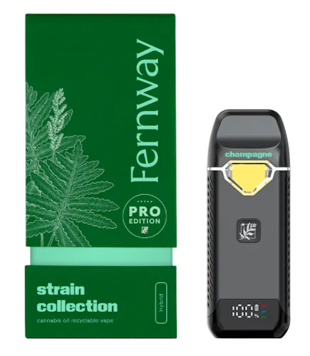 Fernway Champagne Kush Traveler PRO Vape Pen 2000mg-active