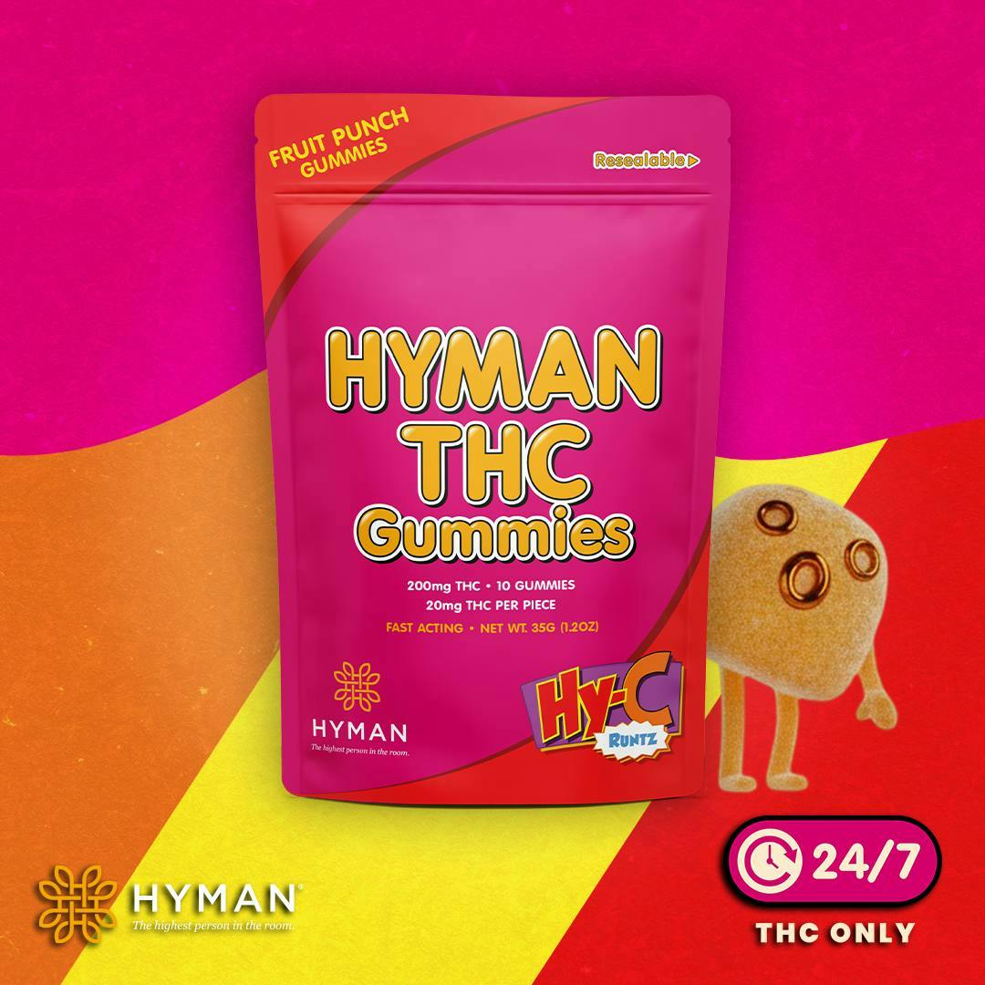 Product: HYMAN | Gummies - 200mg - Hy-c Runtz