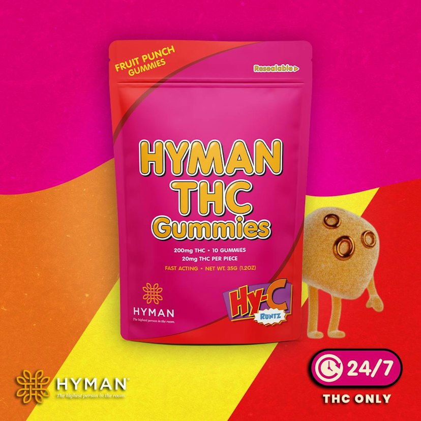 Hyman 200mg Gummies Hy-C Runtz