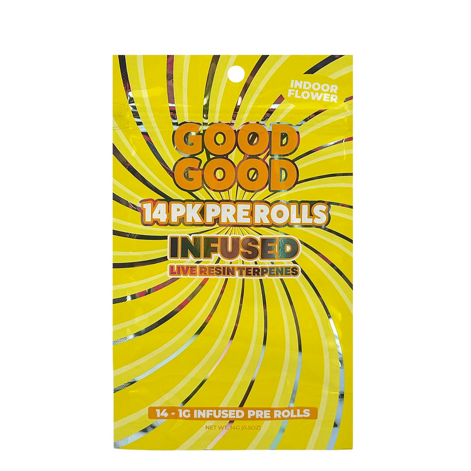 Good Good - 14pk 1g Infused Prerolls - - **STRAWBERRY LEMONADE**