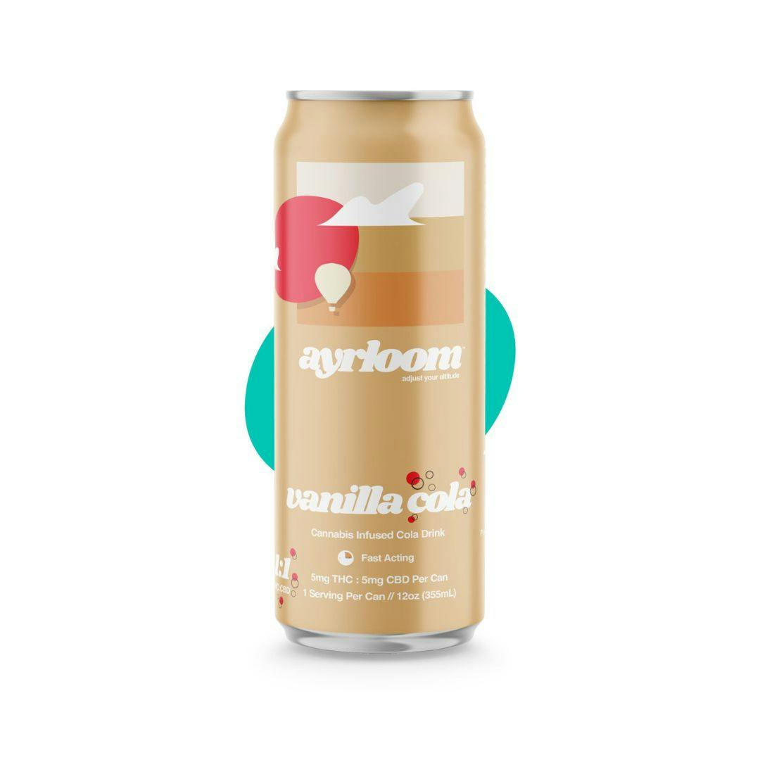 Ayrloom | Vanilla Cola | Infused Cola | 2:1 10 MG THC: 5 MG CBD V,GF