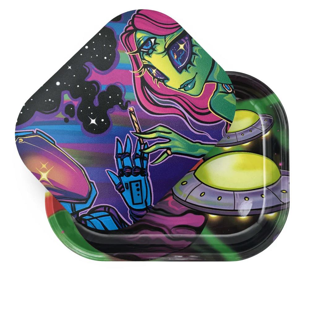 Space Lovers by Spooky Girl 5x7 Rolling Tray