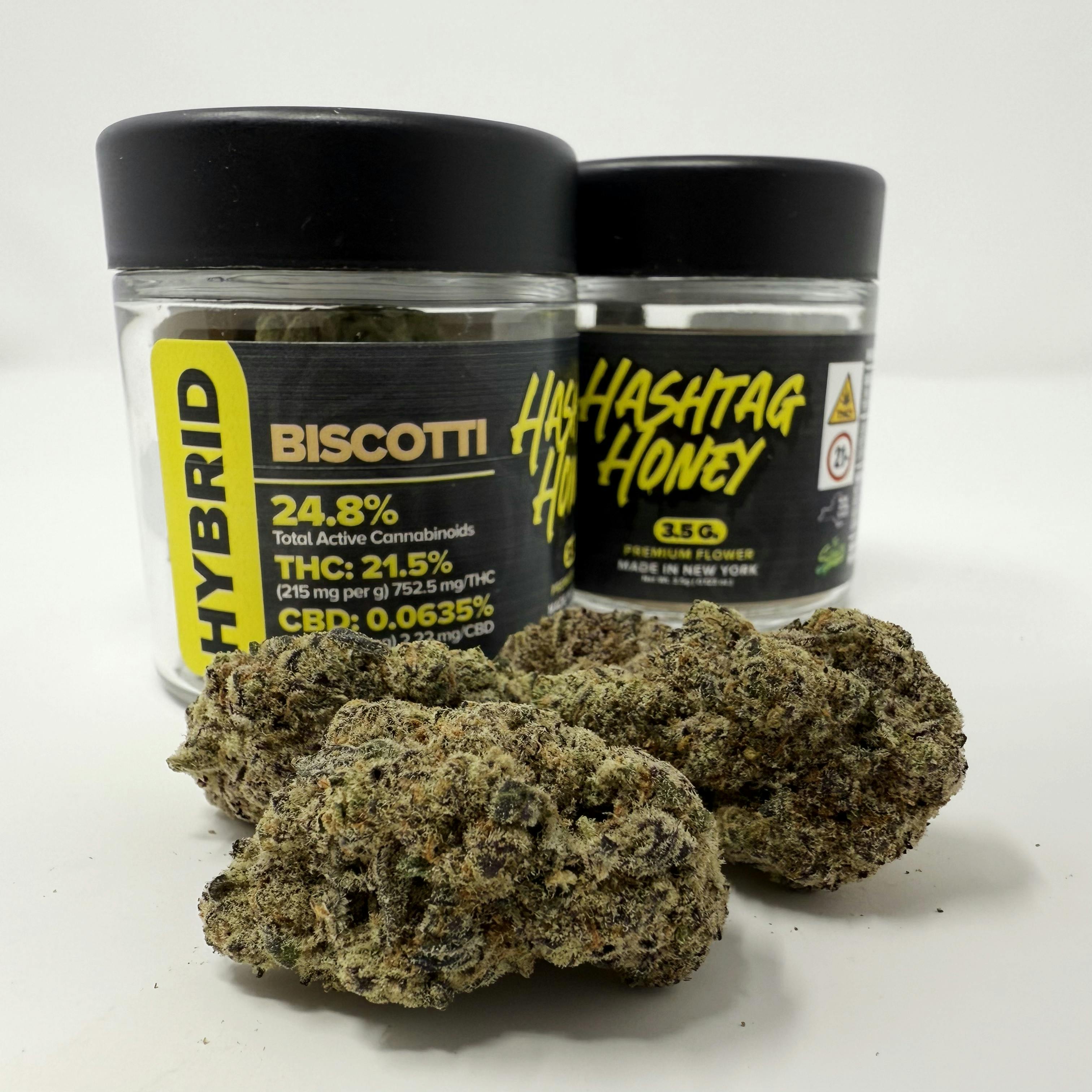 Hashtag Honey | 3.5g Flower | Biscotti