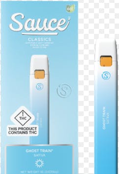 Sauce - Essentials: Live Resin Disposable - Ghost Train Haze (S) (1.0g)