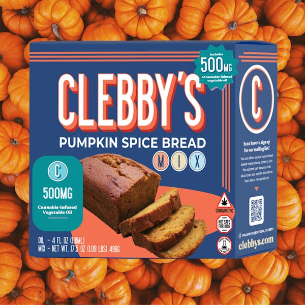 Pumpkin Spice Cake (H) - 500mg Cake Mix - Clebby's