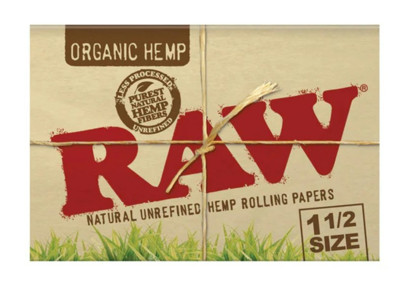 Raw Organic Hemp 1 1/2 Papers