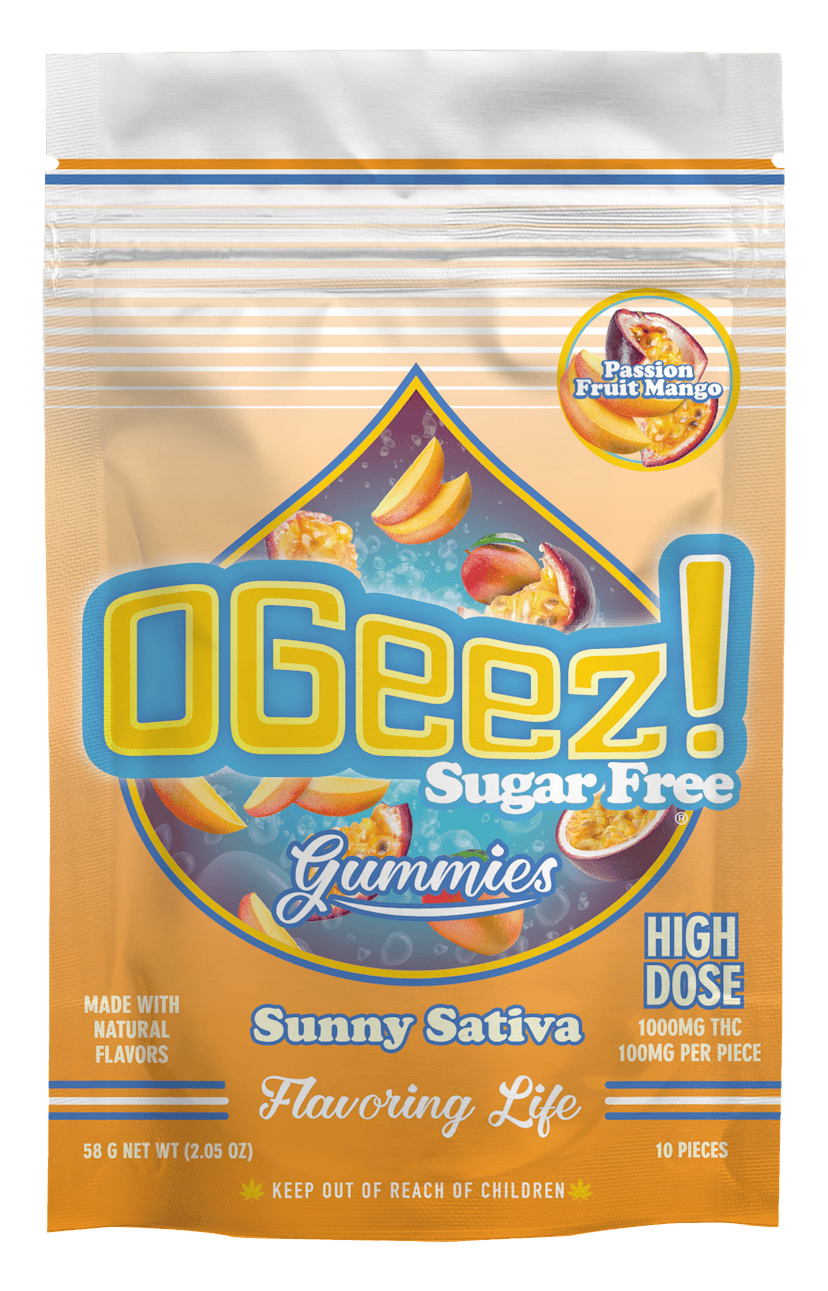 Sugar Free, Mango Passionfruit Sativa - 1000 mg