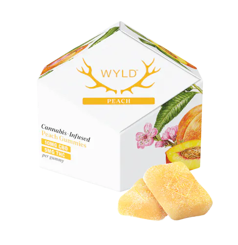 Peach 2:1 CBD + Hybrid Enhanced Gummies-1