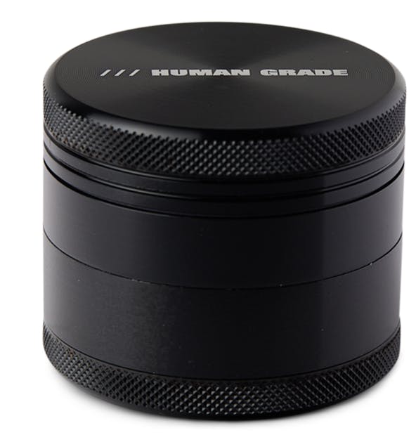 Product Human Grade - 4 Piece - Aluminum Grinder - Black