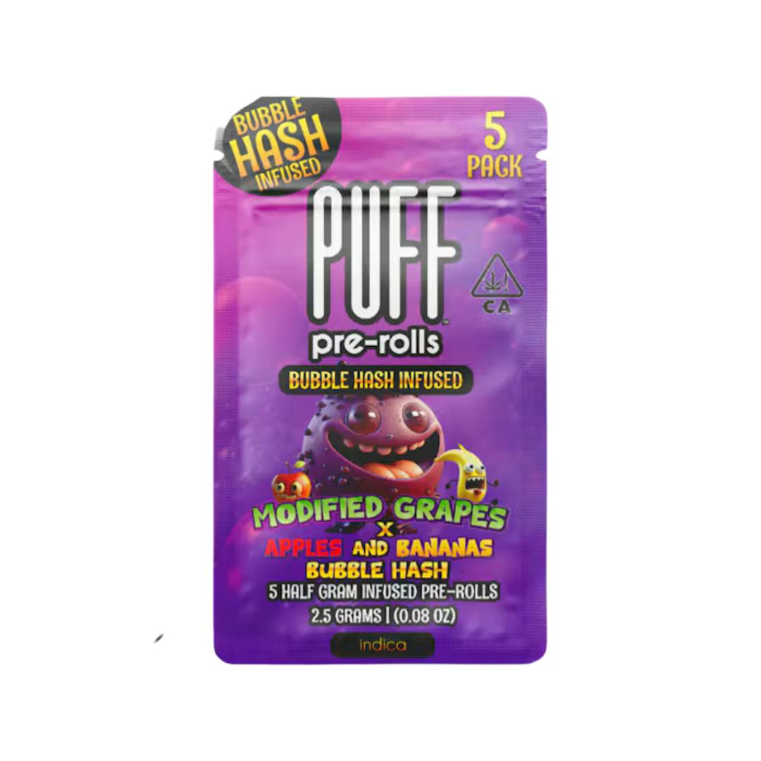 MODIFIED GRAPES X APPLES AND BANANAS 5PK BUBBLE HASH PREROLL