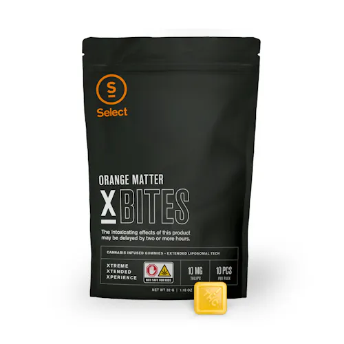 Orange Matter – XBites 10pk (10mg THC each)-active