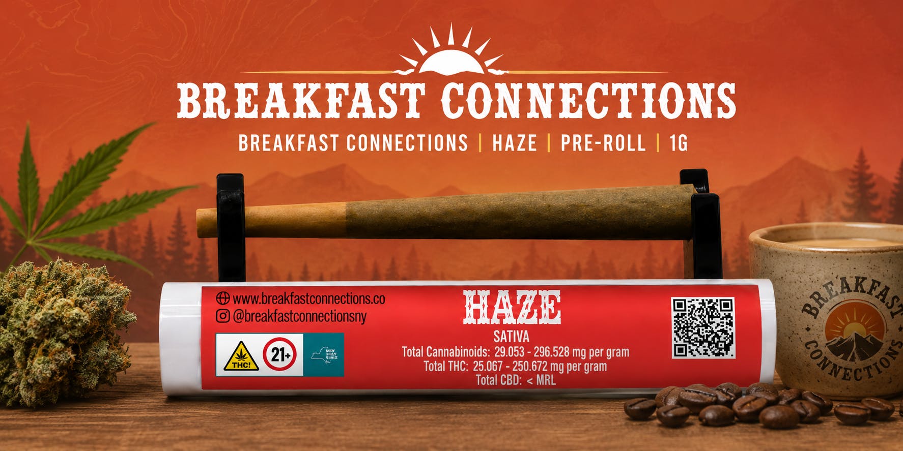 Product Breakfast Connections | Haze | Pre-Roll | 1g