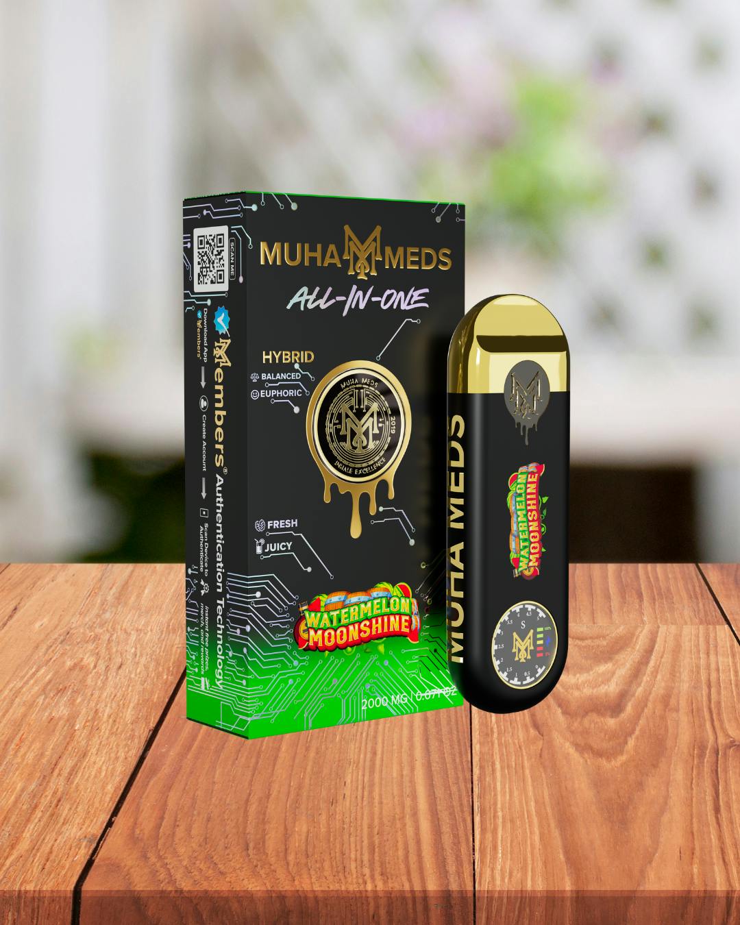 mohammed vape Muha Meds Distillate All-in-One Vape - Frozen Pomegranate | NOXX