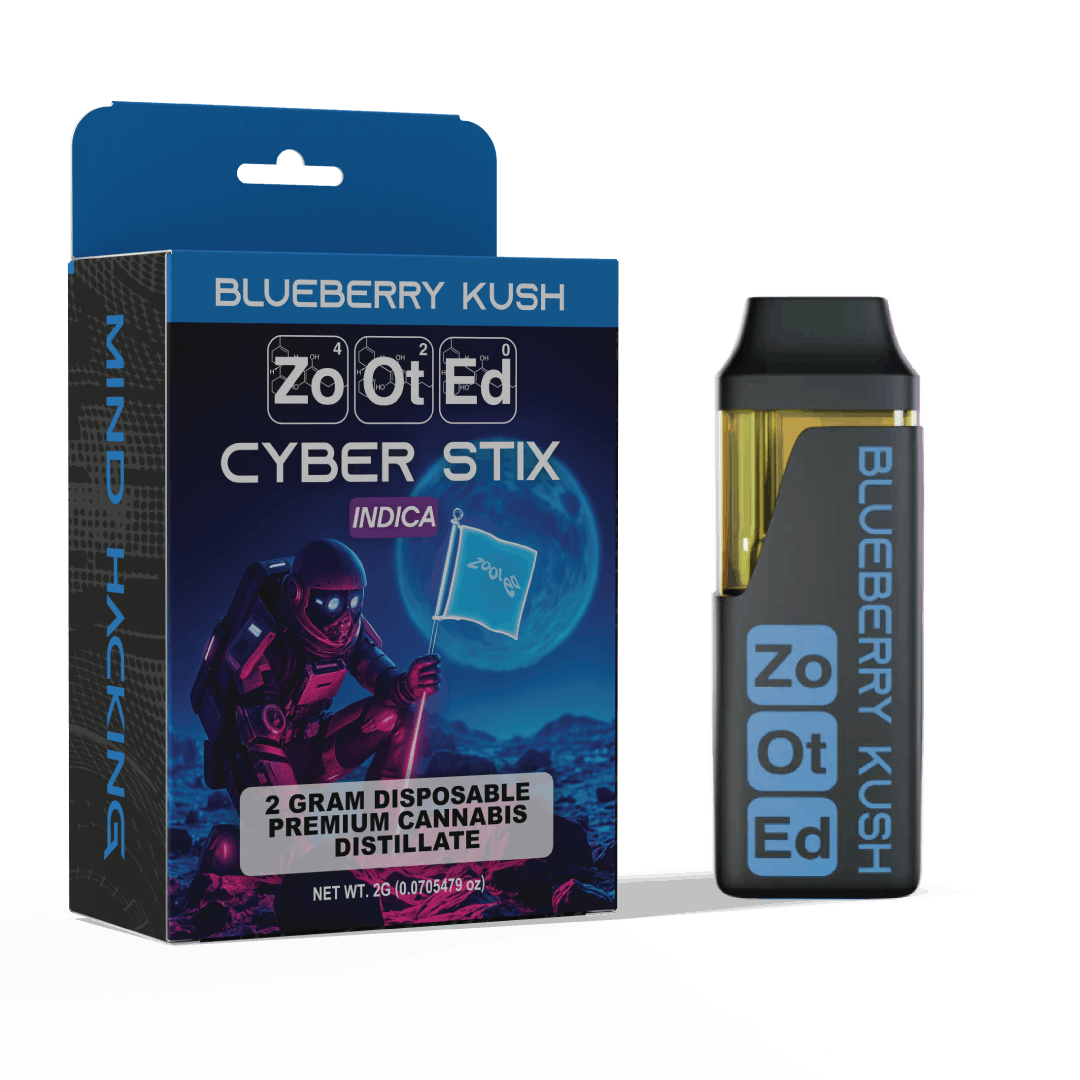 Product: ZOOTED | BLUEBERRY KUSH | DISPOSABLE INDICA