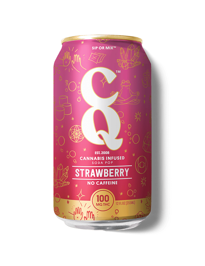 CQ - 100mg Infused Soda - Strawberry