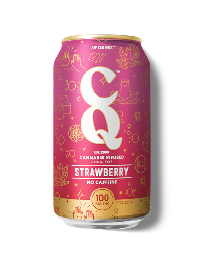 CQ - 100mg Infused Soda - Strawberry