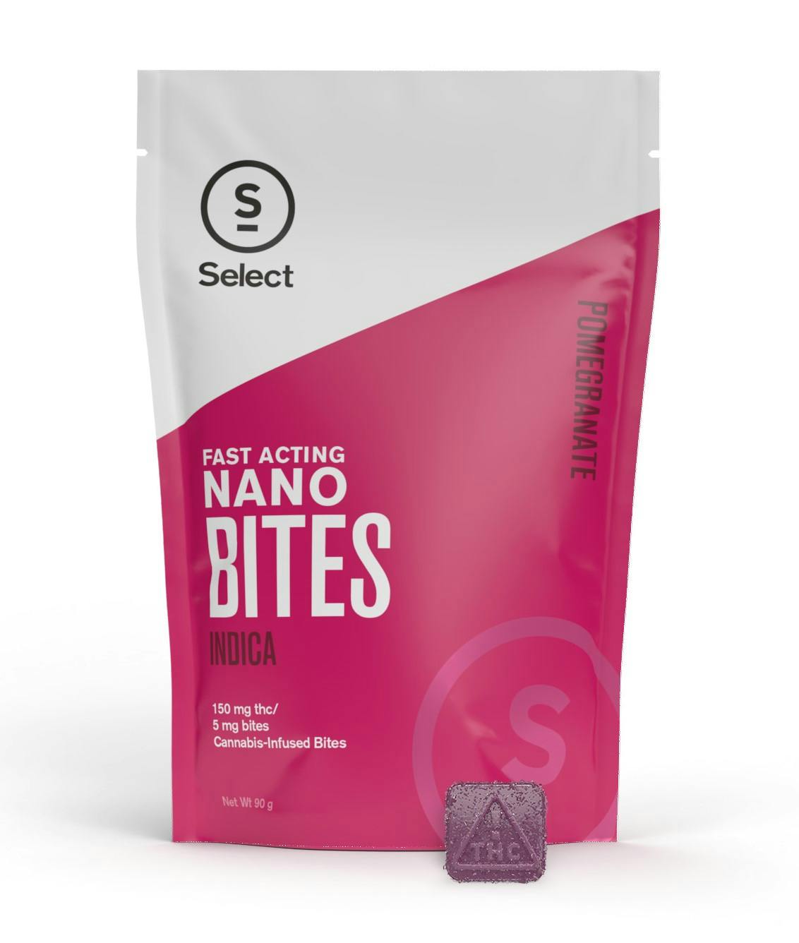 Pomegranate Nano Bites 150mg THC (5mg THC per Bite)