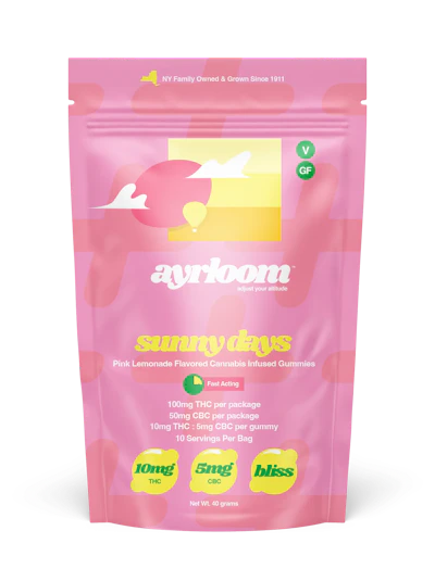 Ayrloom - 100mg Gummies 2:1 THC/CBC - Sunny Days