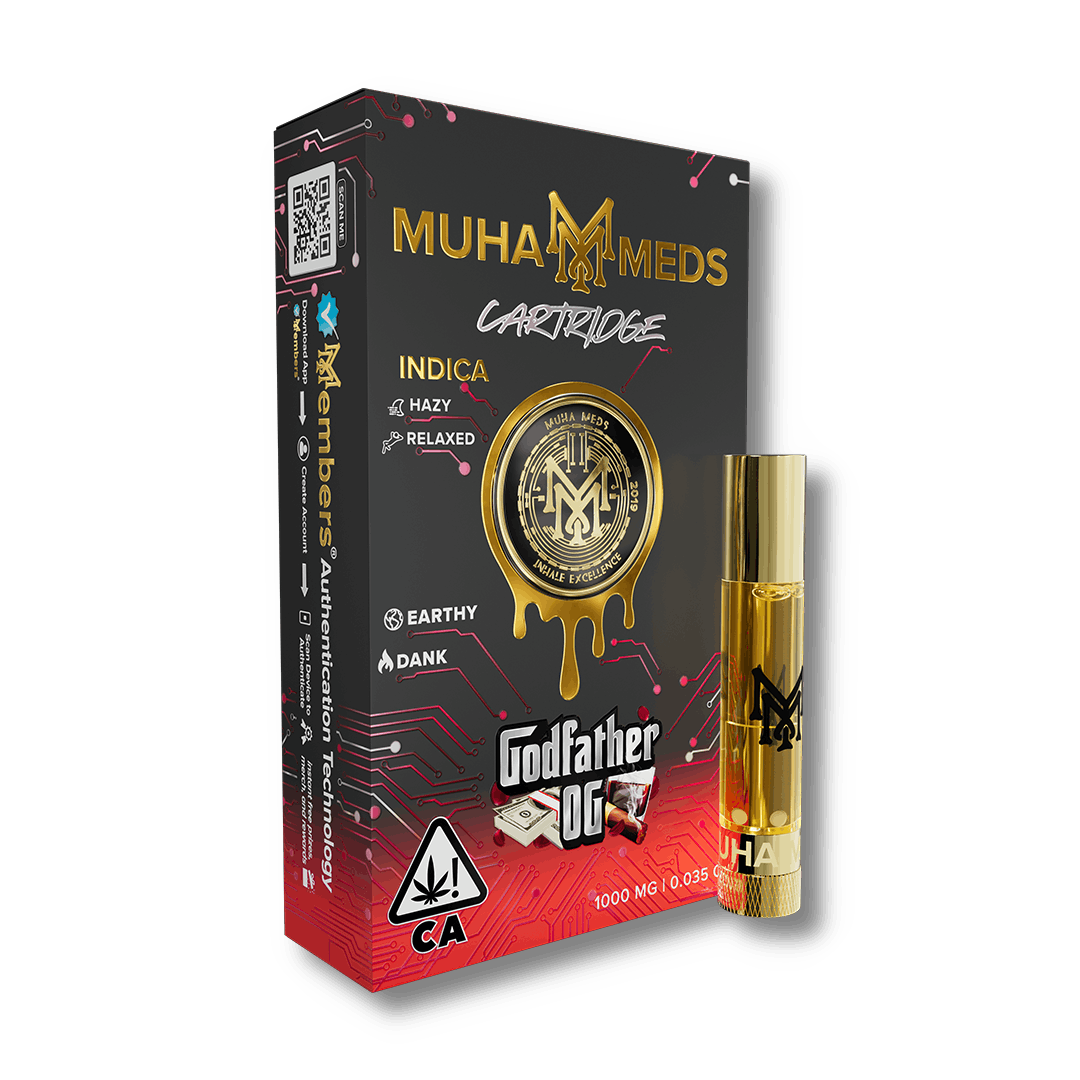 Product: Muha Meds | Vape Cart - 1g - Godfather OG