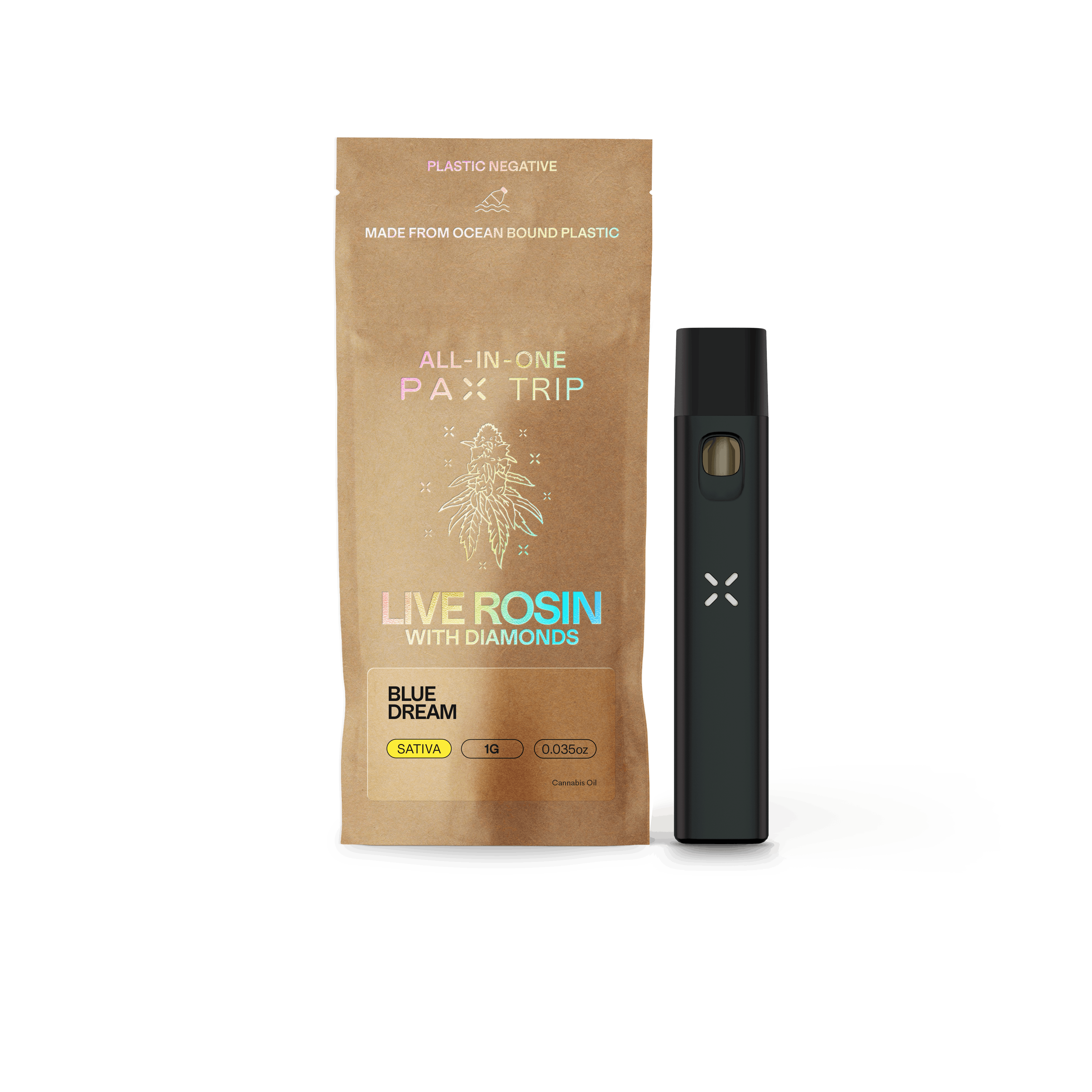 Photo of Live Rosin with Diamonds | Blue Dream 1g