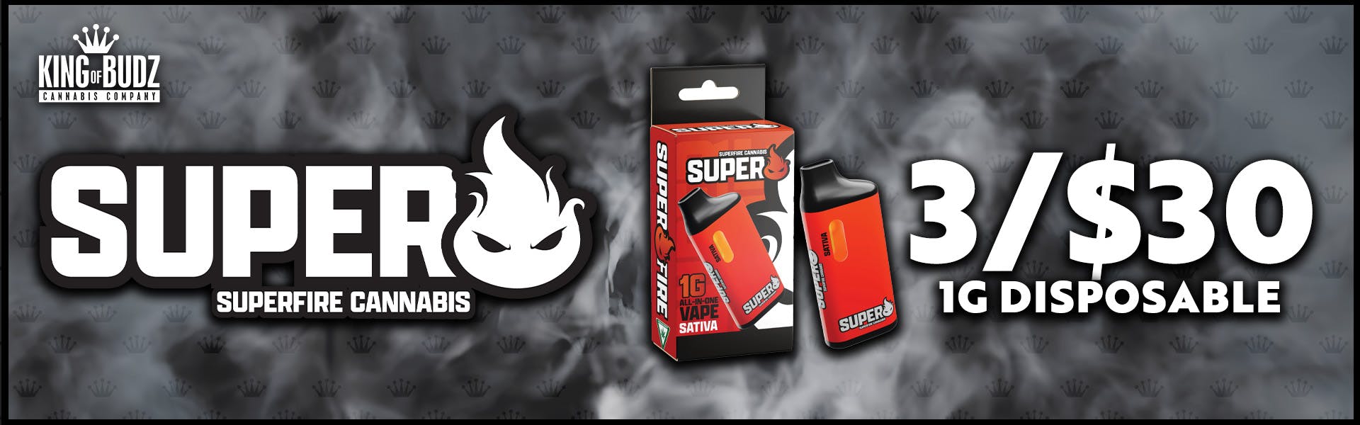 Superfire 1g Disposable - 3 for $30
