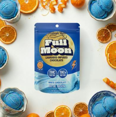 FULL MOON BLUE MOON 100MG THC : THCv by Midnight Roots – Edibles at Gatsby Cannabis