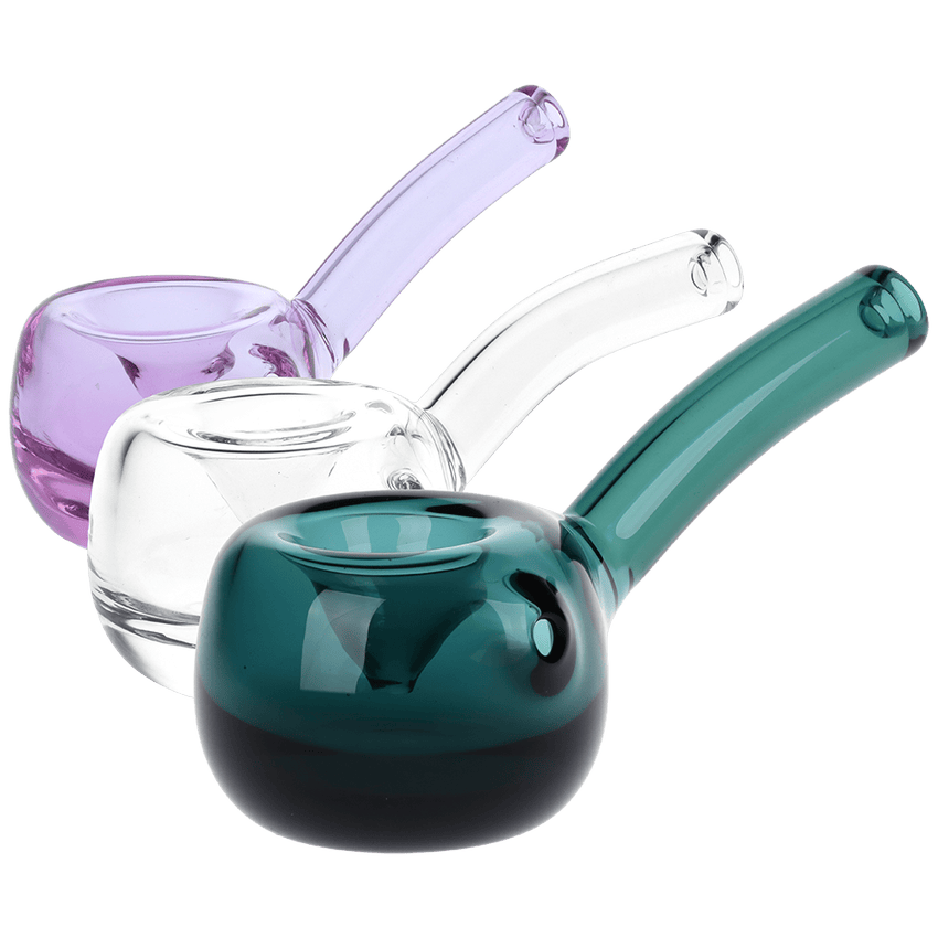 Product Elegant Flat Bottom Hand Pipe | 4"