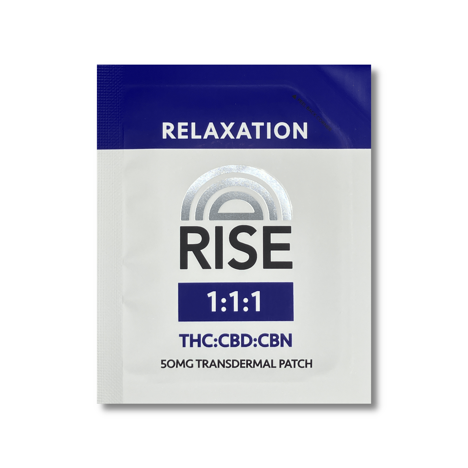 Rise | Transdermal Patch - Relaxation - 50mg, 1:1:1, THC:CBD:CBN