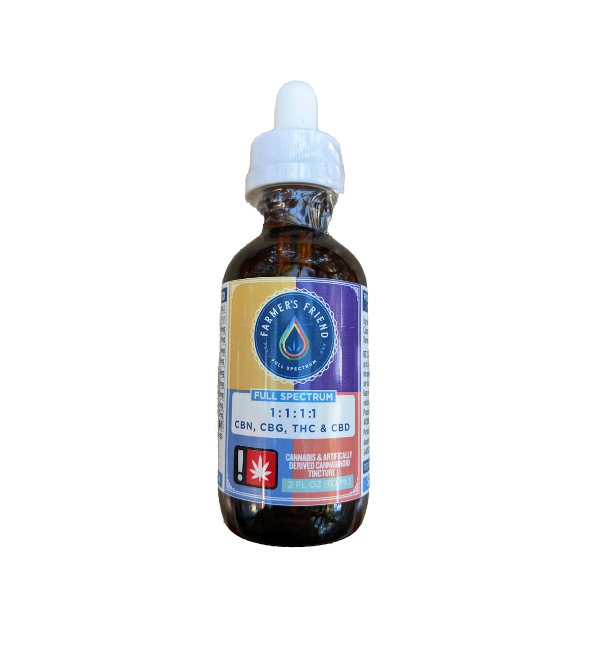 Photo of FFE 1fl oz 1:1:1:1 CBN:CBG:THC:CBD Tincture